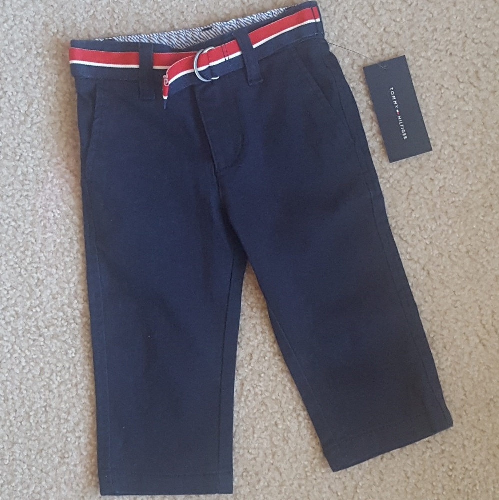 Tommy Hilfiger navy blue pants (Infant 12 - 24mo)